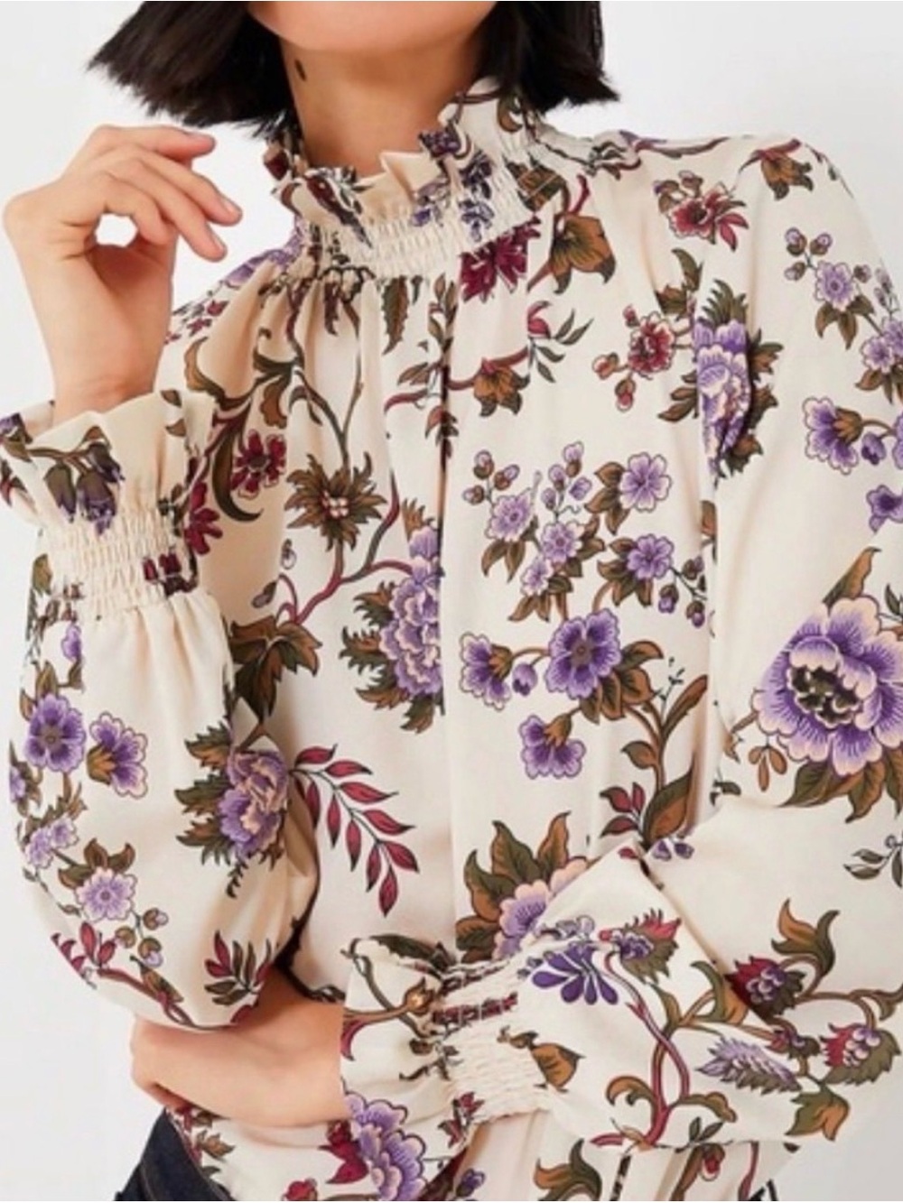 NWT Tuckernut Chantilly Vine Sadie Top XXL 💜$198